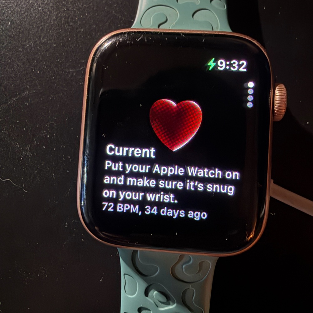 Apple Smartwatch with Teal Band and Gold Case - Picture 5 of 6